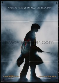 3w1055 HARRY POTTER & THE GOBLET OF FIRE teaser Italian 1p 2005 silhouette of Daniel Radcliffe!