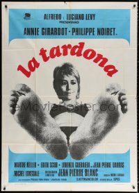 3w0296 OLD MAID Italian 1p 1972 La Vieille fille, great different image of near-naked Annie Girardot