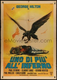 3w1093 ONE MORE TO HELL Italian 1p 1968 Uno Di Piu All'Inferno, cool Casaro spaghetti western art!