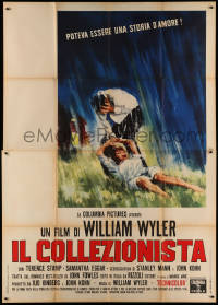 3w0898 COLLECTOR Italian 2p 1965 art of Terence Stamp & Samantha Eggar, William Wyler, rare!