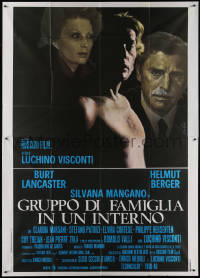3w0060 CONVERSATION PIECE Italian 2p 1974 Luchino Visconti, Burt Lancaster, Silvana Mangano!