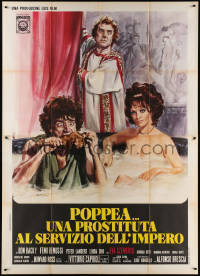 3w0961 POPPEA: A PROSTITUTE IN SERVICE OF THE EMPEROR Italian 2p 1972 Avelli art of Benussi in bath!
