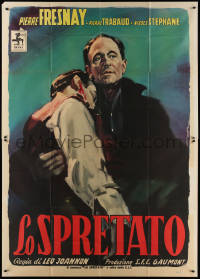 3w0120 UNFROCKED ONE Italian 2p 1954 Leo Joannon's Le defroque, art of top stars by Deseta!