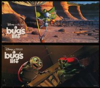 3w0571 BUG'S LIFE 10 8x20 LCs 1998 Disney/Pixar computer animated insect cartoon, cool scenes!