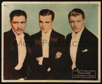 3w0604 BEAU GESTE jumbo LC 1926 portrait of Ronald Colman, Neil Hamilton & Ralph Forbes in tuxedos!