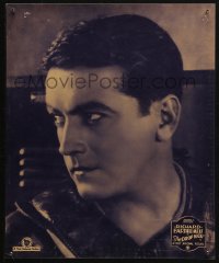 3w0608 DROP KICK jumbo LC 1927 close up of college football player Richard Barthelmess, very rare!