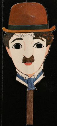 3w0515 CHARLIE CHAPLIN die-cut 7x16 party mask 1979 you can wear it to impress all your friends!