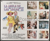 3w0011 LA CAGE AUX FOLLES II int'l Spanish language 1-stop poster 1981 Birds of a Feather 2, Serrault