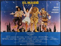 3w0007 WIZ int'l Spanish language subway poster 1978 Diana Ross, Michael Jackson, Wizard of Oz!