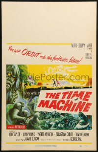 3w0857 TIME MACHINE WC 1960 H.G. Wells, George Pal, great Reynold Brown horror/sci-fi artwork!