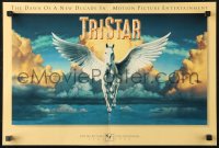 3w0631 TRISTAR 1992 promo brochure 1992 unfolds to make a cool 15x22 poster of the studio logo!
