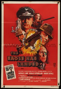3x0257 EAGLE HAS LANDED Aust 1sh 1977 Michael Caine, Donald Sutherland, Robert Duvall in WWII
