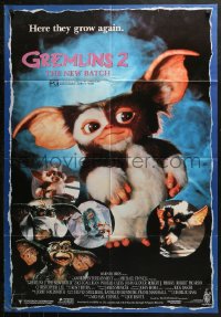 3x0264 GREMLINS 2 Aust 1sh 1990 wacky horror images, Phoebe Cates, Keye Luke, Gizmo!