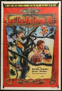 3x0268 LET THE BALLOON GO Aust 1sh 1976 Australian, cool hot air balloon art by Peter Ledger!