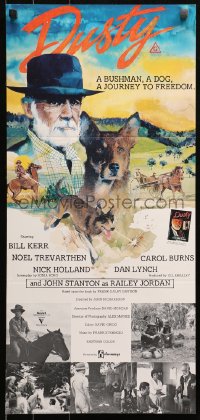 3x0379 DUSTY Aust daybill 1983 Bill Kerr, Noel Trevarthen, journey to freedom, Wilkin art!