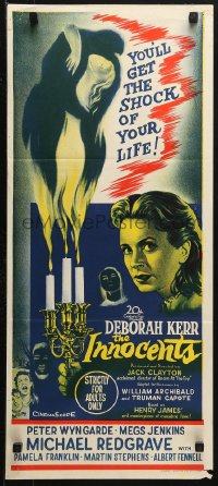 3x0440 INNOCENTS Aust daybill 1962 Deborah Kerr is outstanding in Henry James' classic horror story!