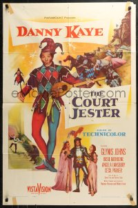 3x0747 COURT JESTER 1sh 1955 classic wacky Danny Kaye, Glynis Johns, Basil Rathbone