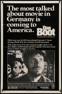 3x0765 DAS BOOT advance 1sh 1982 The Boat, Wolfgang Petersen German WWII submarine classic!