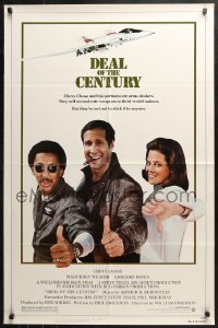 3x0770 DEAL OF THE CENTURY 1sh 1983 Chevy Chase, Sigourney Weaver & Gregory Hines are arms dealers!