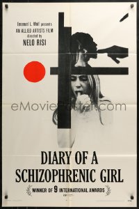 3x0779 DIARY OF A SCHIZOPHRENIC GIRL 1sh 1970 Nelo Risi's Diario di una schizofrenica!