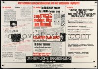 3x0082 CLOSE ENCOUNTERS OF THE THIRD KIND German 33x47 1977 Steven Spielberg sci-fi classic, Dreyfuss!
