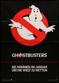 3x0084 GHOSTBUSTERS teaser German 33x47 1984 Bill Murray, Dan Aykroyd, Harold Ramis, Ivan Reitman