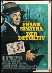 3x0133 DETECTIVE German 1968 Frank Sinatra as gritty New York City cop, Bruno Rehak artwork!