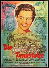 3x0134 DIE FIDELE TANKSTELLE German 1950 German comedy, art of Joe Stokel & Erhard Siedel!