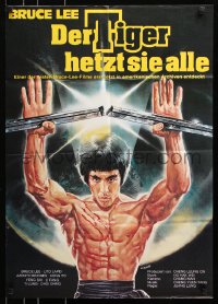 3x0141 ENTER THE PANTHER German 1976 different and misleading Enzo Sciotti of Bruce Lee!