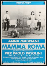 3x0182 MAMMA ROMA German R1978 directed by Pier Paolo Pasolini, completely different imagery!