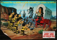 3x0097 BALLAD OF DALTON German 16x23 1978 Lucky Luke, completely different art of bandits!