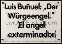 3x0101 EXTERMINATING ANGEL German 16x23 R1970 El angel exterminador, Luis Bunuel, Mexican!