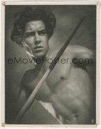 3x0022 OLYMPIAD #29 German LC 1938 Leni Riefenstahl Olympic documentary, male javelin athlete, rare!