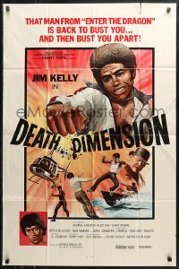 3x0946 KILL FACTOR 1sh 1978 Collom art of Jim Kelly, George Lazenby & Sakata, Death Dimension!