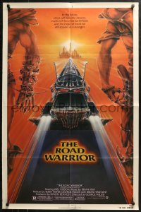 3x1001 MAD MAX 2: THE ROAD WARRIOR 1sh 1982 Mel Gibson in the title role, great art by Commander!
