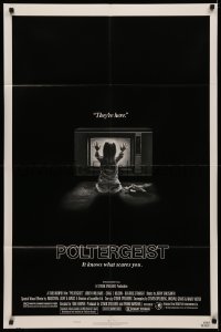 3x1100 POLTERGEIST style B 1sh 1982 Tobe Hooper & Steven Spielberg, the first real ghost story!