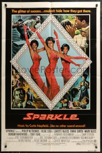 3x1188 SPARKLE style B 1sh 1976 Irene Cara & Lonette McKee go from ghetto to superstars!