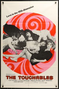 3x1254 TOUCHABLES 1sh 1968 Judy Huxtable in five-way love, psychedelic love in the fifth dimension!
