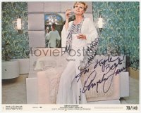 3y0216 ANGELA LANSBURY signed 8x10 mini LC #7 1970 having a drink in Something for Everyone!