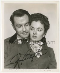 3y0233 ANN BLYTH signed 8x10 still 1948 close up with John Dall in Another Part of the Forest!