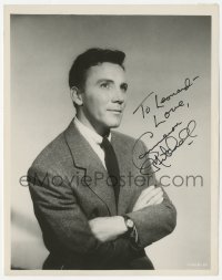 3y0255 CAMERON MITCHELL signed 8x10 still 1955 portrait in suit & tie making Love Me or Leave Me!