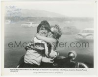 3y0270 DEBORAH HARMON signed 8x10 still 1980 great close up hugging Kurt Russell in Used Cars!