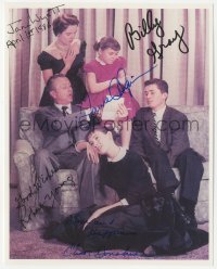 3y0715 FATHER KNOWS BEST signed color 8x10 REPRO still 1980s by Robert Young, Jane Wyatt & 3 more!
