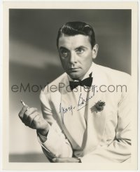 3y0296 GEORGE BRENT signed deluxe 8x10 still 1934 in tux by Clarence Sinclair Bull in Painted Veil!