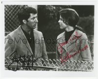 3y0826 GRADUATE signed 8x10 REPRO still 1980s by BOTH Dustin Hoffman AND Katharine Ross!