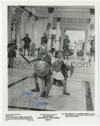 3y0303 GREGORY HINES signed 8x10 still 1981 with Mel Brooks in History of the World: Part I!