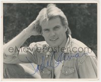 3y0839 JACK COLEMAN signed 8.5x10.5 REPRO still 1980s youthful portrait as Steven from TV's Dynasty!
