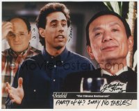 3y0730 JAMES HONG signed color 8x10 REPRO still 2000s from the Chinese Restaurant episode of Seinfeld!