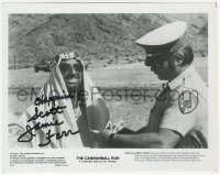 3y0315 JAMIE FARR signed 8x10 still 1981 great close up as Arab oil sheik from The Cannonball Run!