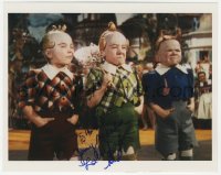 3y0733 JERRY MAREN signed color 8x10 REPRO still 1990s one of the Lollipop Kids in The Wizard of Oz!